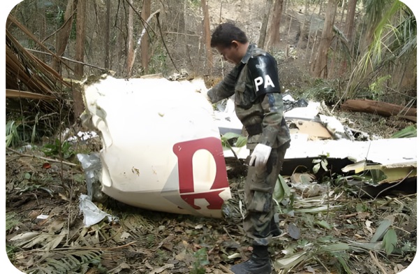 Recovering a piece of the airplane. (Chapter 10)