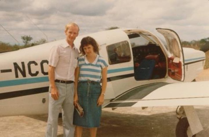 The mission airplane used to reach the inland work in Bahia.