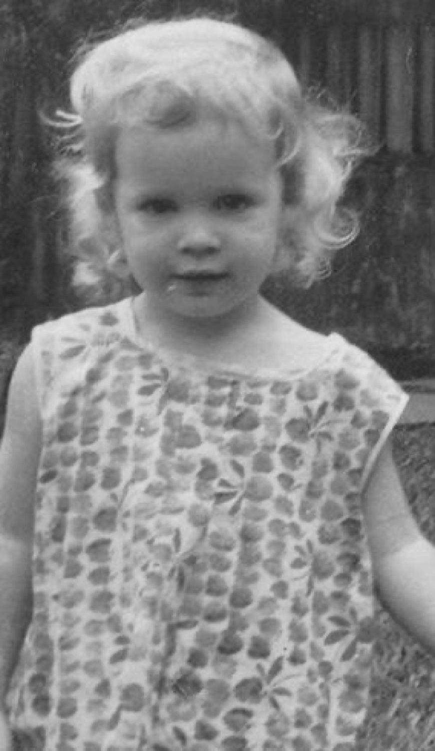 Kim as a young child in the Amazon, where she grew up.